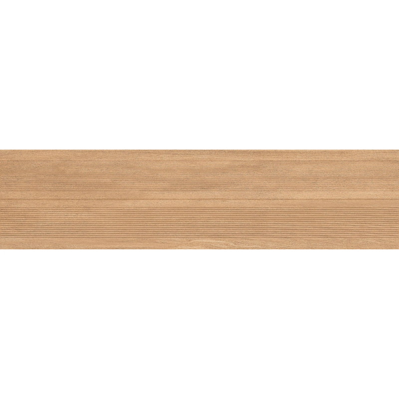 Mexen Prestige Wood Honey Grès émaillé rectifié G1, carreau mural effet bois 120 x 30 cm, mat - TL706-120-030-53