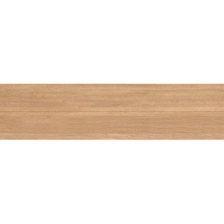 Mexen Prestige Wood Honey Grès émaillé rectifié G1, carreau mural effet bois 120 x 30 cm, mat - TL706-120-030-53