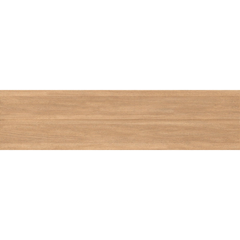 Mexen Prestige Wood Honey Grès émaillé rectifié G1, carreau mural effet bois 120 x 30 cm, mat - TL706-120-030-53