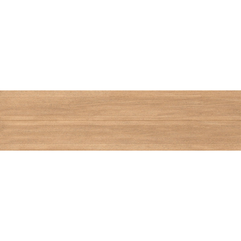 Mexen Prestige Wood Honey Grès émaillé rectifié G1, carreau mural effet bois 120 x 30 cm, mat - TL706-120-030-53