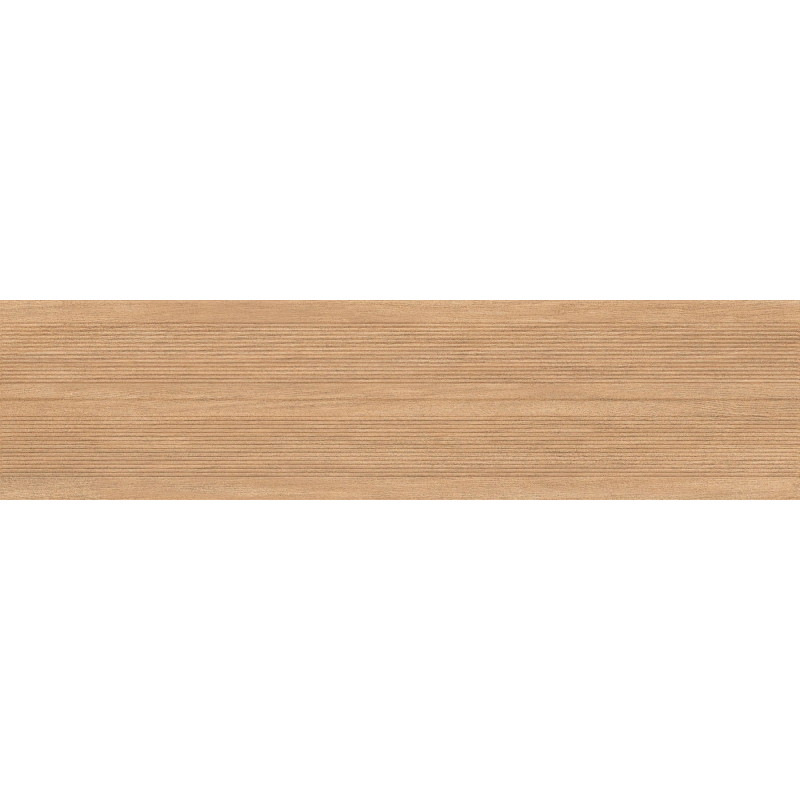 Mexen Prestige Wood Honey Grès émaillé rectifié G1, carreau mural effet bois 120 x 30 cm, mat - TL706-120-030-53
