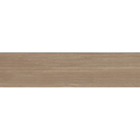 Mexen Prestige Wood Grès naturel émaillé rectifié G1, carreau mural aspect bois 120 x 30 cm, mat - TL706-120-030-54