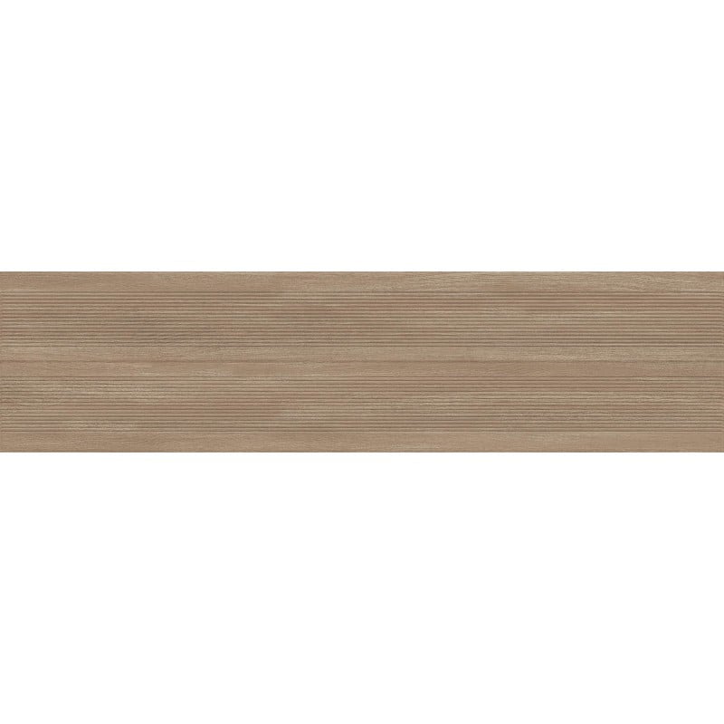 Mexen Prestige Wood Grès naturel émaillé rectifié G1, carreau mural aspect bois 120 x 30 cm, mat - TL706-120-030-54