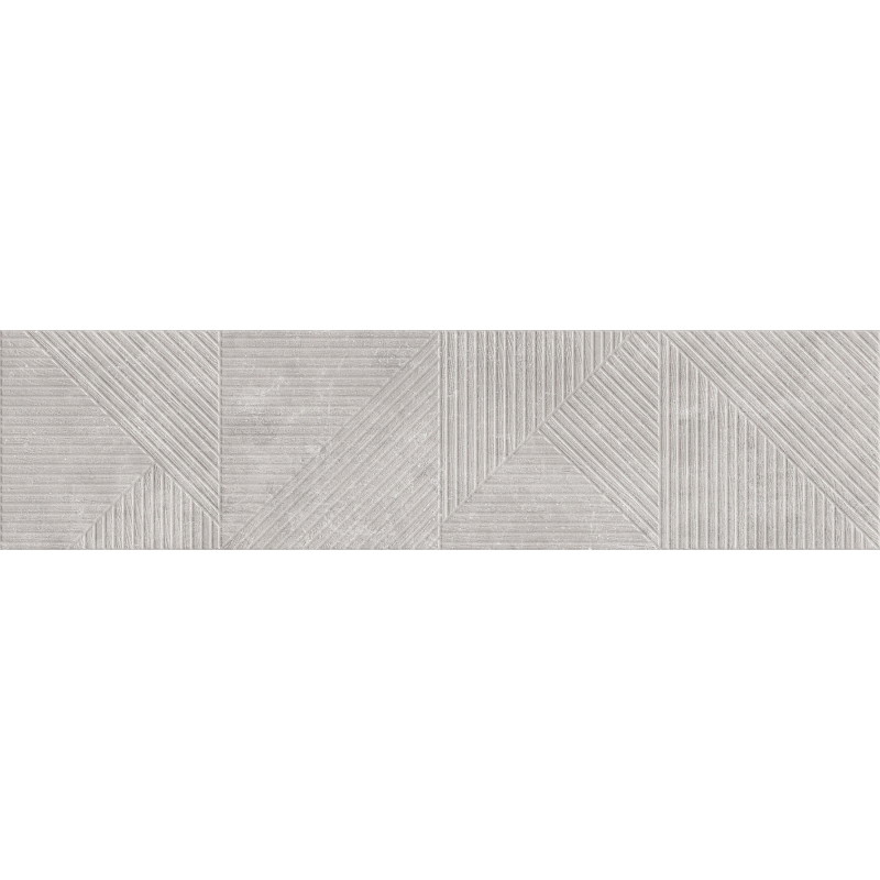 Mexen Magnifica Avenue Gris grès émaillé rectifié G1, carreau mural 120 x 30 cm, mat - TL707-120-030-50