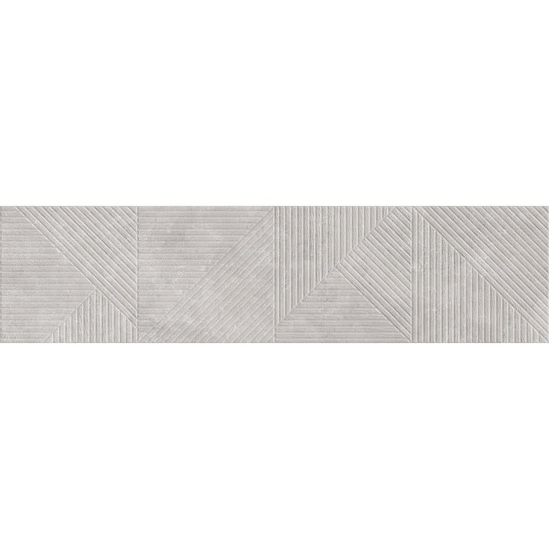 Mexen Magnifica Avenue Gris grès émaillé rect. G1, carreau mural 120 x 30 cm, mat - TL707-120-030-50