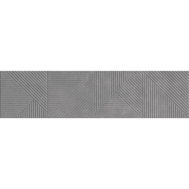 Mexen Magnifica Avenue Nero grès émaillé rect. G1, carreau mural 120 x 30 cm, mat - TL707-120-030-51