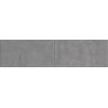 Mexen Magnifica Avenue Nero grès émaillé rect. G1, carreau mural 120 x 30 cm, mat - TL707-120-030-51