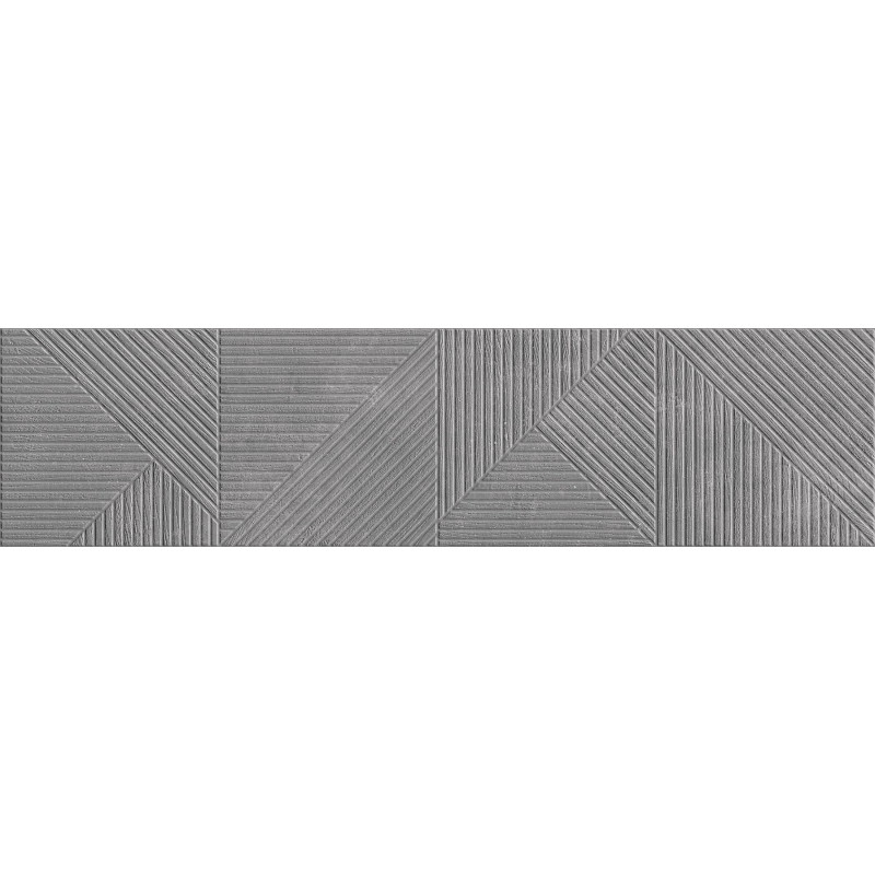 Mexen Magnifica Avenue Nero grès émaillé rect. G1, carreau mural 120 x 30 cm, mat - TL707-120-030-51