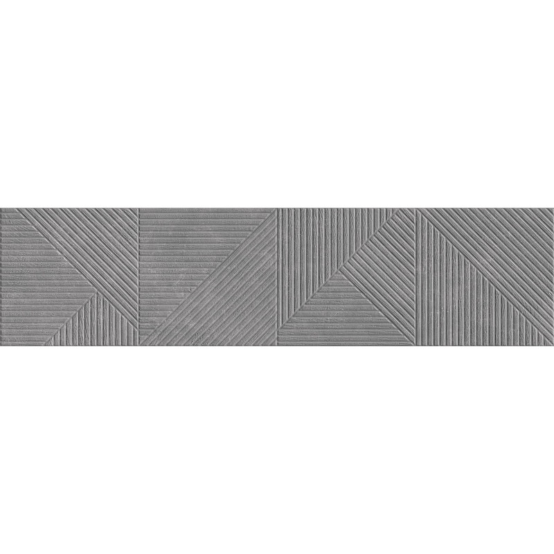 Mexen Magnifica Avenue Nero grès émaillé rect. G1, carreau mural 120 x 30 cm, mat - TL707-120-030-51