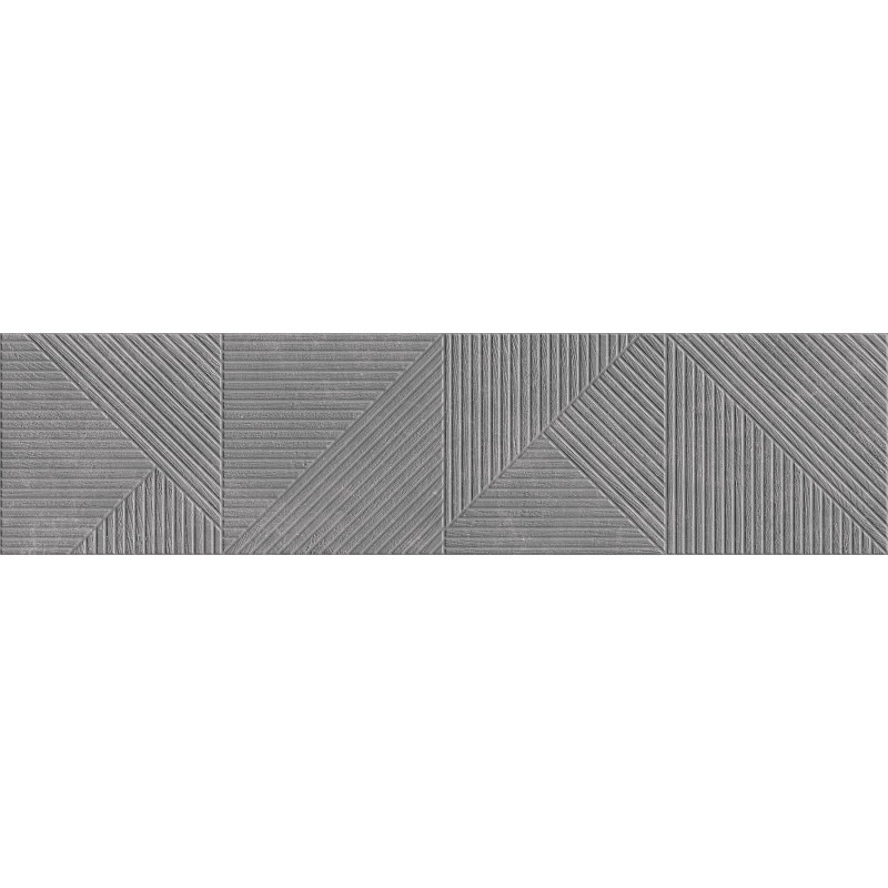 Mexen Magnifica Avenue Nero grès émaillé rect. G1, carreau mural 120 x 30 cm, mat - TL707-120-030-51