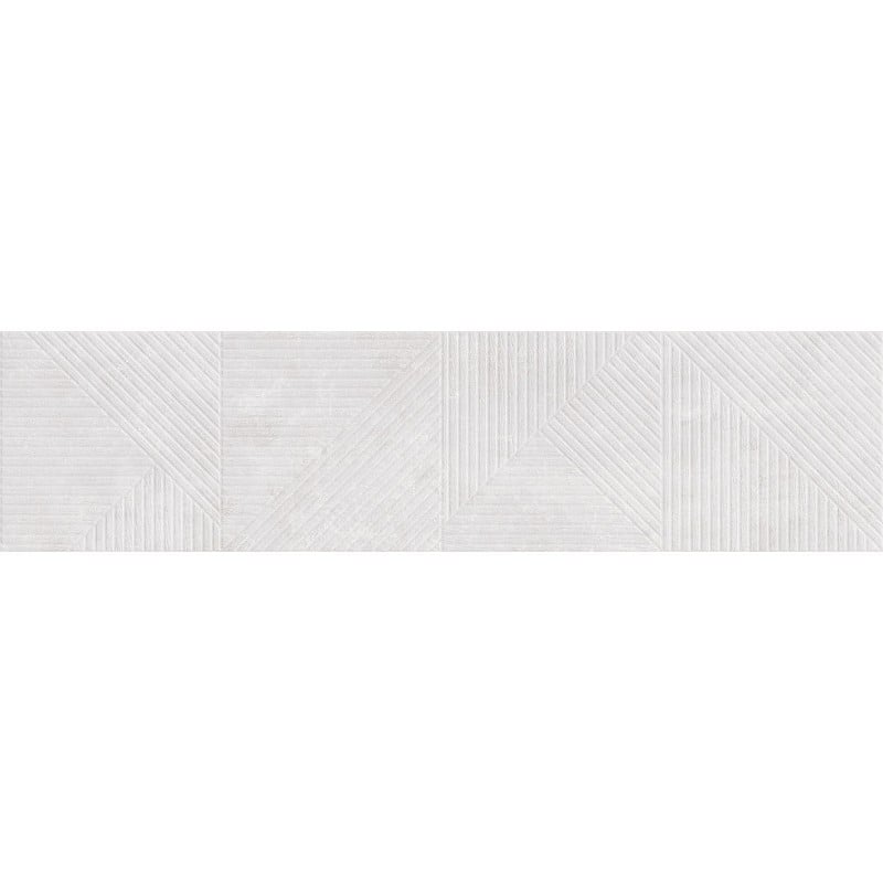 Mexen Magnifica Avenue Bianco grès émaillé rect. G1, carreau mural 120 x 30 cm, mat - TL707-120-030-53