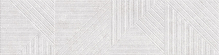 Mexen Magnifica Avenue Bianco grès émaillé rectifié G1, carrelage mural 120 x 30 cm, mat - TL707-120-030-53