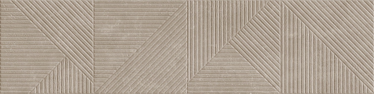 Mexen Magnifica Avenue Taupe grès émaillé rect. G1, carreau mural 120 x 30 cm, mat - TL707-120-030-54