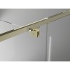 Mexen Exo-R 3S cabine de douche 3 parois pivotante 115 x 95 cm, transparent, or - 819-115-095-50-00-3S
