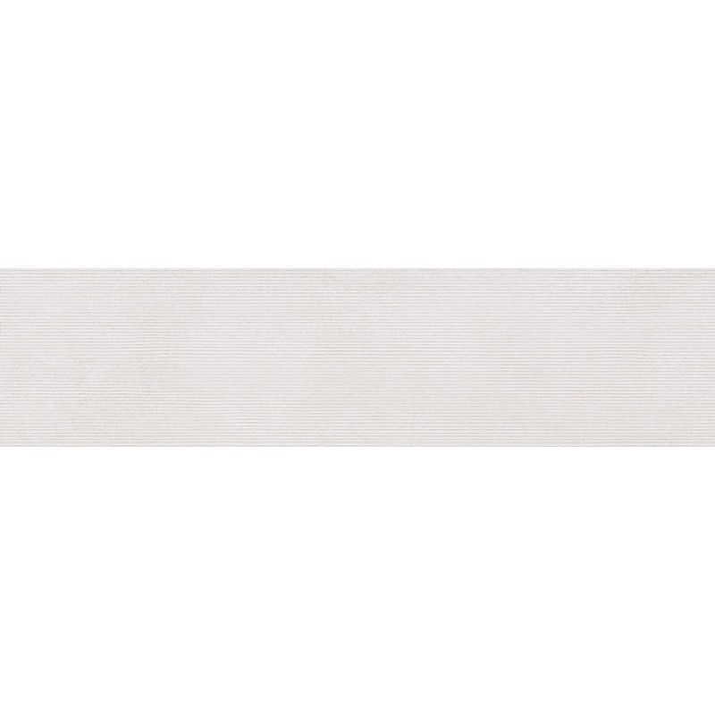 Mexen Oryol Liner Blanc grès émaillé rectifié G1, carreau mural 120 x 30 cm, carving - TL708-120-030-50