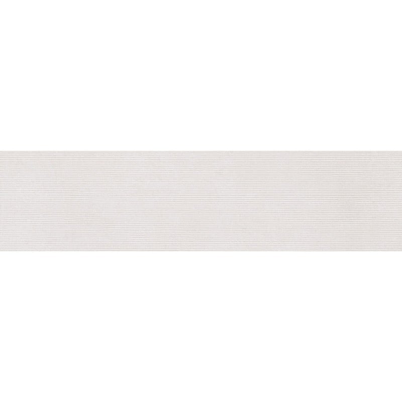 Mexen Oryol Liner Blanc grès émaillé rectifié G1, carreau mural 120 x 30 cm, carving - TL708-120-030-50