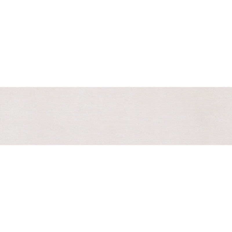 Mexen Oryol Liner White grès émaillé rectifié G1, carreau mural 120 x 30 cm, carving - TL708-120-030-50