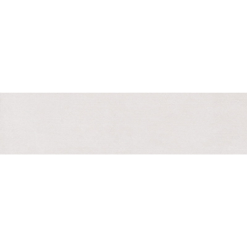 Mexen Oryol Liner White grès émaillé rectifié G1, carreau mural 120 x 30 cm, carving - TL708-120-030-50