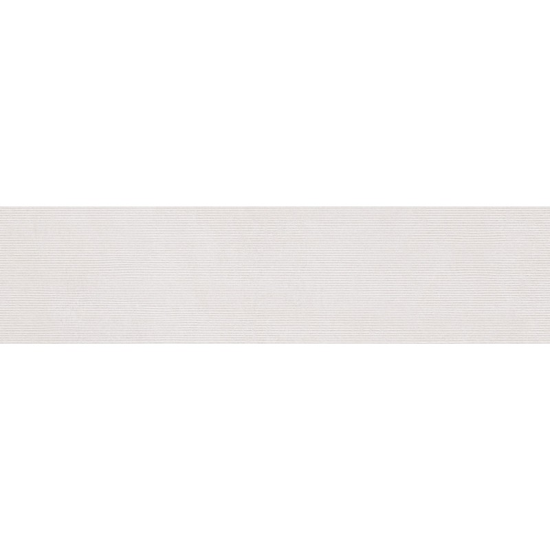 Mexen Oryol Liner Blanc grès émaillé rectifié G1, carreau mural 120 x 30 cm, carving - TL708-120-030-50