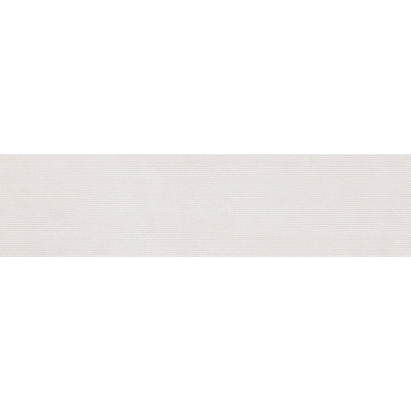 Mexen Oryol Liner White grès émaillé rectifié G1, carreau mural 120 x 30 cm, carving - TL708-120-030-50