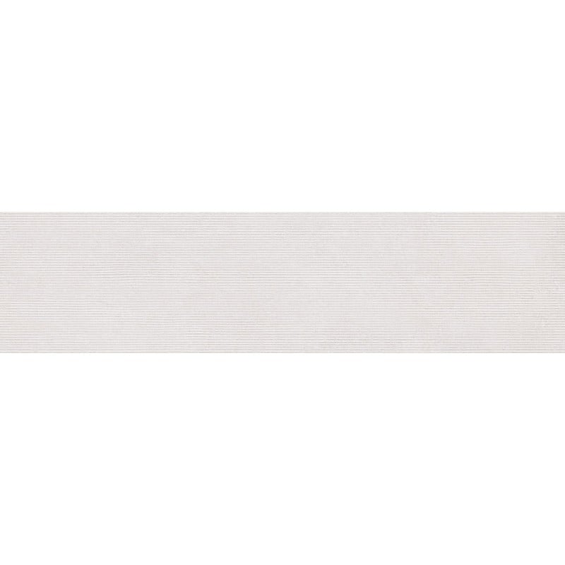 Mexen Oryol Liner Blanc grès émaillé rectifié G1, carreau mural 120 x 30 cm, carving - TL708-120-030-50