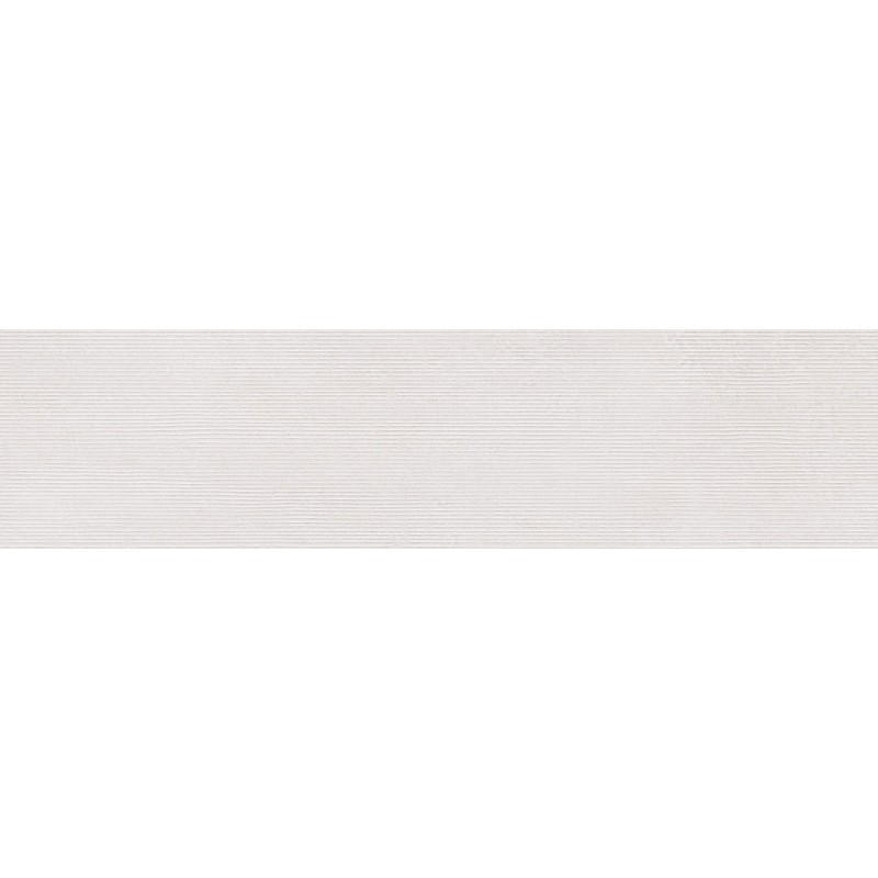 Mexen Oryol Liner Blanc grès émaillé rectifié G1, carreau mural 120 x 30 cm, carving - TL708-120-030-50