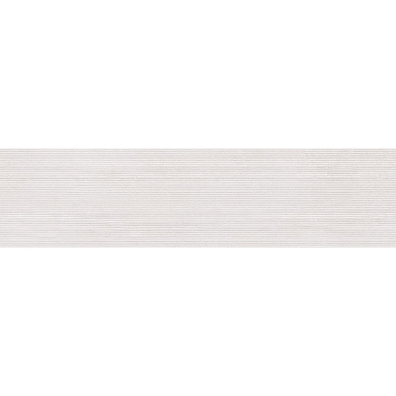 Mexen Oryol Liner White grès émaillé rectifié G1, carreau mural 120 x 30 cm, carving - TL708-120-030-50