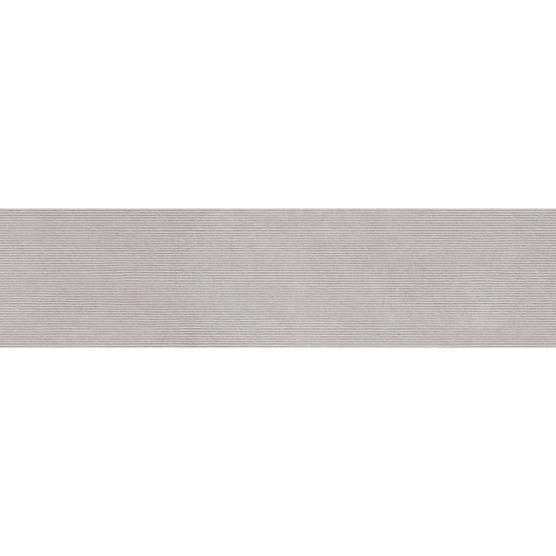 Mexen Oryol Liner Gris grès émaillé rectifié G1, carreau mural 120 x 30 cm, carving - TL708-120-030-51