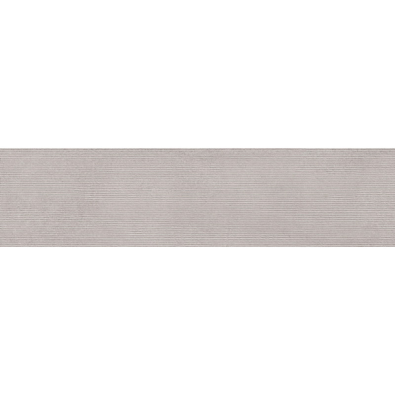 Mexen Oryol Liner Gris grès émaillé rectifié G1, carreau mural 120 x 30 cm, carving - TL708-120-030-51