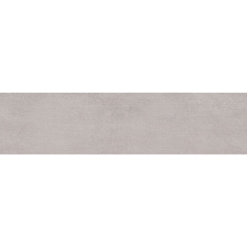 Mexen Oryol Liner Gris carreaux gris émaillés rectifiés G1, carreau mural 120 x 30 cm, carving - TL708-120-030-51