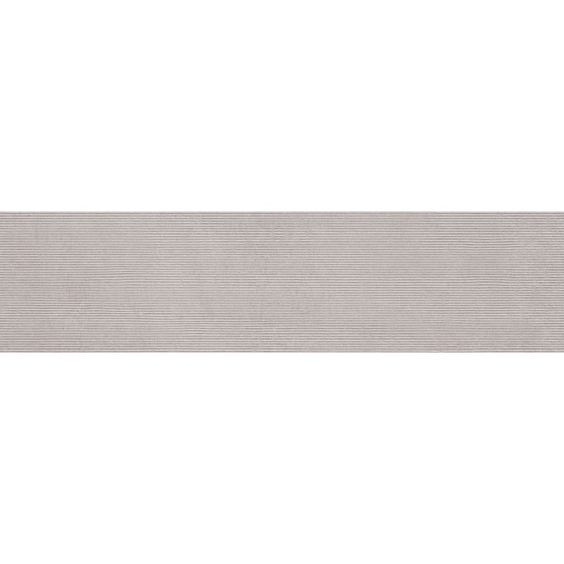 Mexen Oryol Liner Gris carreaux gris émaillés rectifiés G1, carreau mural 120 x 30 cm, carving - TL708-120-030-51