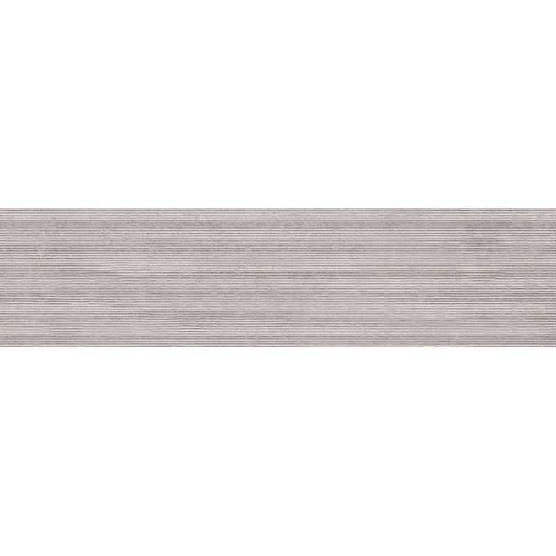 Mexen Oryol Liner Gris grès émaillé rectifié G1, carreau mural 120 x 30 cm, carving - TL708-120-030-51