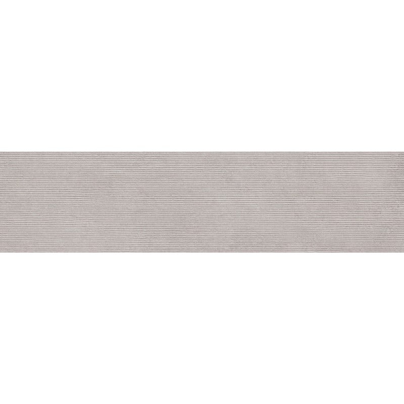 Mexen Oryol Liner Gris carreaux gris émaillés rectifiés G1, carreau mural 120 x 30 cm, carving - TL708-120-030-51