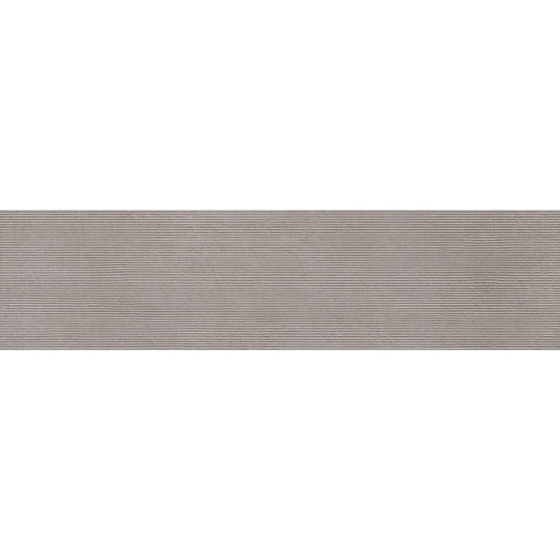 Mexen Oryol Liner Grey grès émaillé rectifié G1, carreau mural 120 x 30 cm, carving - TL708-120-030-52