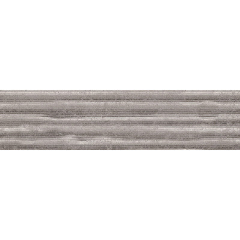 Mexen Oryol Liner Grey grès émaillé rectifié G1, carreau mural 120 x 30 cm, carving - TL708-120-030-52