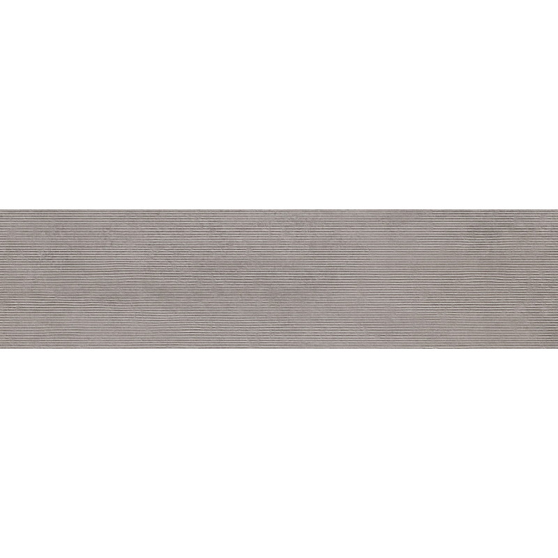 Mexen Oryol Liner Grey grès émaillé rectifié G1, carreau mural 120 x 30 cm, carving - TL708-120-030-52