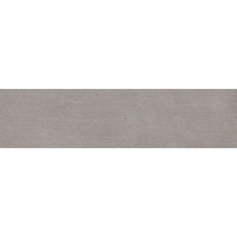Mexen Oryol Liner Grey grès émaillé rectifié G1, carreau mural 120 x 30 cm, carving - TL708-120-030-52