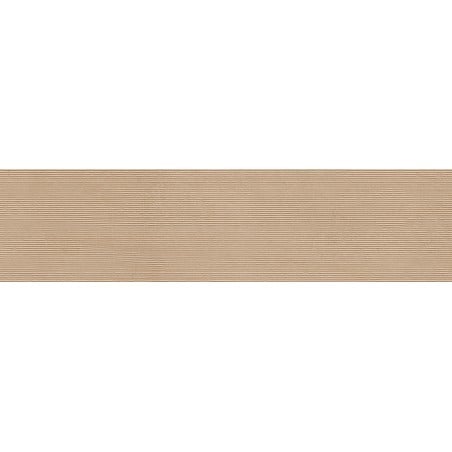 Mexen Oryol Liner beige grès émaillé rectifié G1, carreau mural 120 x 30 cm, carving - TL708-120-030-56