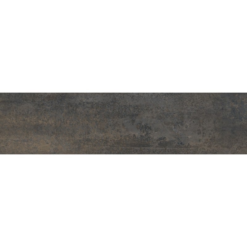 Mexen Oxydart Carreau céramique émaillé rectifié Charcoal G1, carreau de sol et de mur 120 x 30 cm, carving