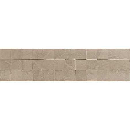 Mexen Icon Lyon Beige grès émaillé rect. G1, carreau mural 120 x 30 cm, mat - TL712-120-030-50