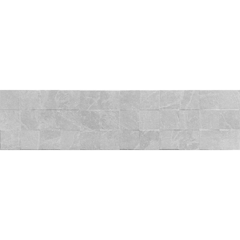 Mexen Icon Lyon Silver grès émaillé rectifié G1, carreau mural 120 x 30 cm, mat - TL712-120-030-55