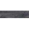 Mexen Riga Gres noir émaillé rectifié G1, carreau effet bois pour sol et mur 120 x 30 cm, mat - TL713-120-030-00