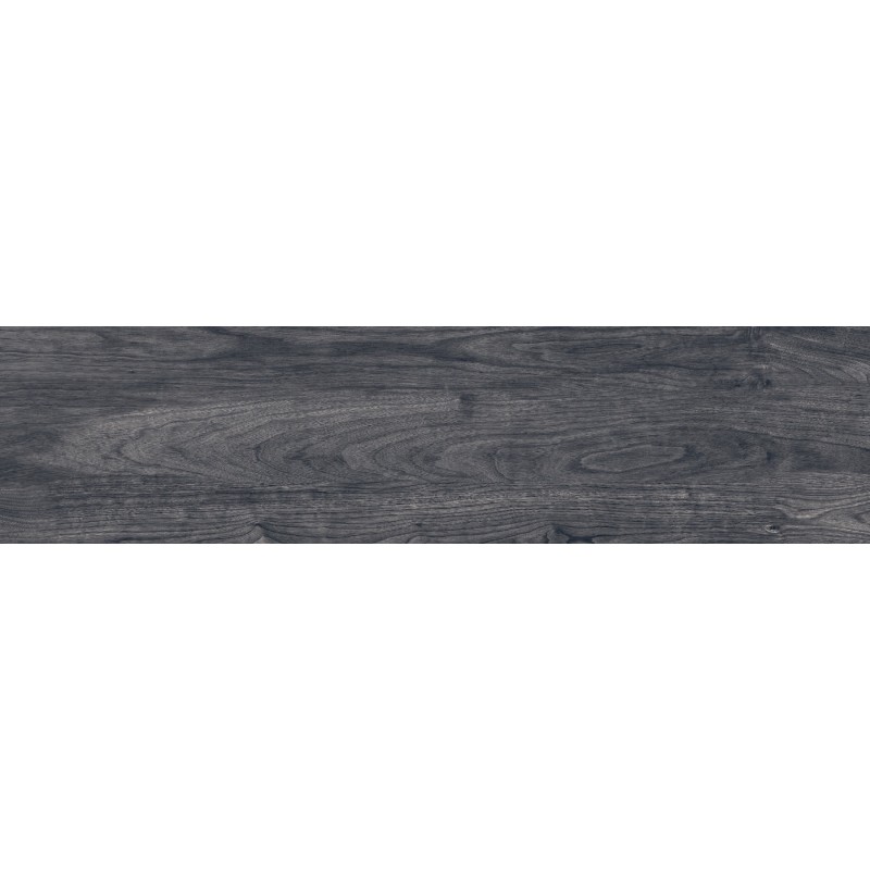 Mexen Riga Gres noir émaillé rectifié G1, carreau effet bois pour sol et mur 120 x 30 cm, mat - TL713-120-030-00