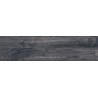 Mexen Riga Gres noir émaillé rectifié G1, carreau effet bois pour sol et mur 120 x 30 cm, mat - TL713-120-030-00