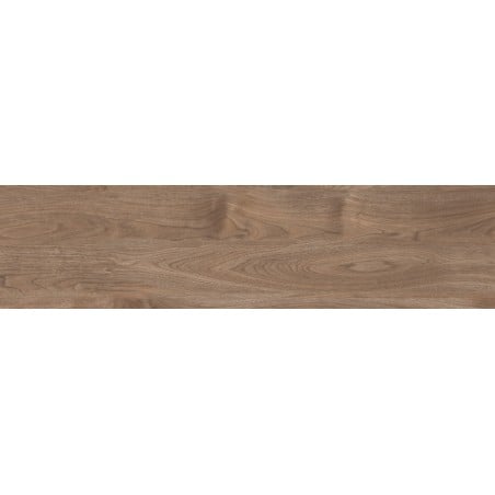 Mexen Riga Grès marron émaillé rectifié G1, carreau aspect bois pour sol et mur 120 x 30 cm, mat - TL713-120-030-01
