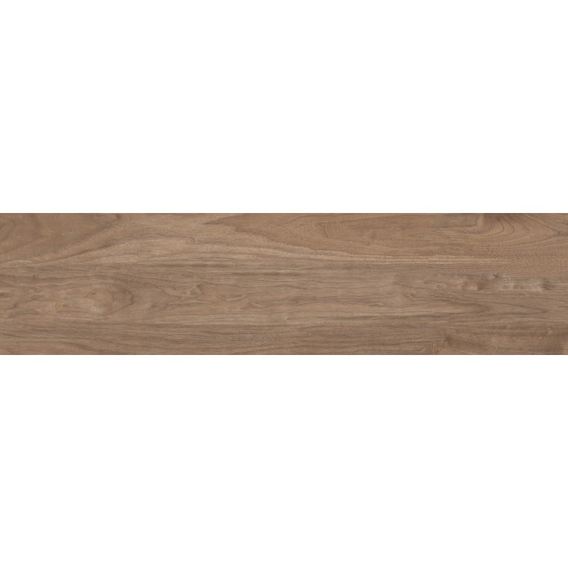 Mexen Riga Grès marron émaillé rectifié G1, carreau aspect bois pour sol et mur 120 x 30 cm, mat - TL713-120-030-01