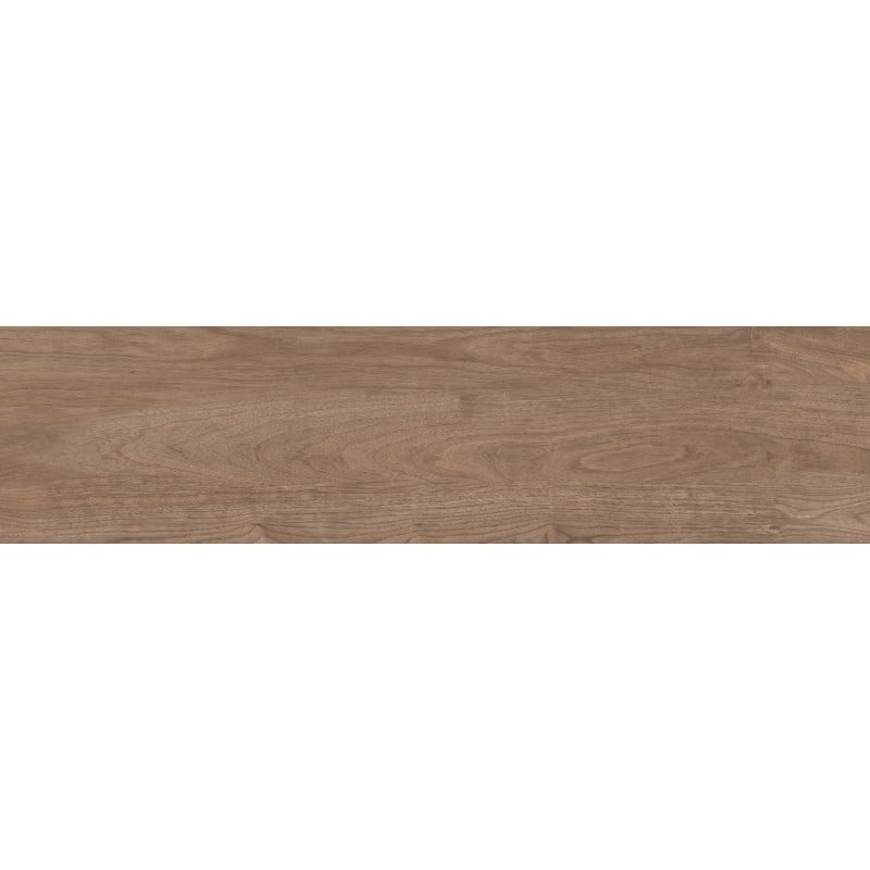 Mexen Riga Grès marron émaillé rectifié G1, carreau aspect bois pour sol et mur 120 x 30 cm, mat - TL713-120-030-01