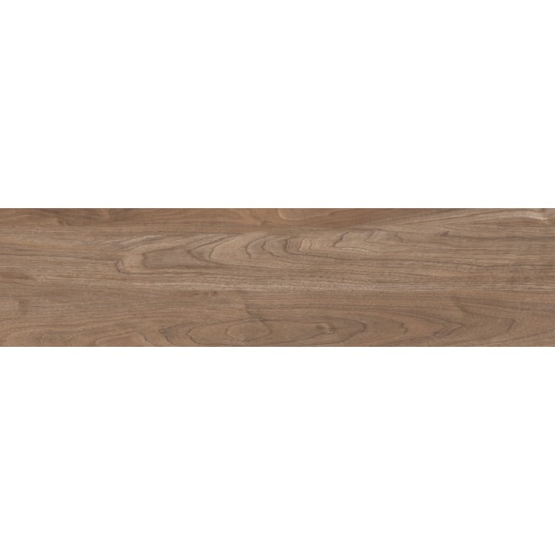 Mexen Riga Grès marron émaillé rectifié G1, carreau aspect bois pour sol et mur 120 x 30 cm, mat - TL713-120-030-01