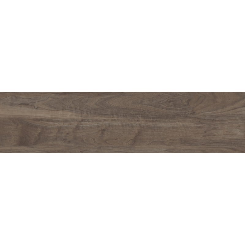 Mexen Riga Choco grès émaillé rectifié G1, carreaux effet bois pour sol et mur 120 x 30 cm, mat - TL713-120-030-02