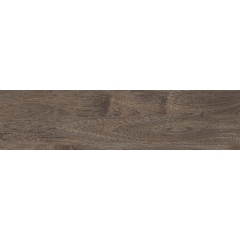 Mexen Riga Choco grès émaillé rectifié G1, carreaux effet bois pour sol et mur 120 x 30 cm, mat - TL713-120-030-02